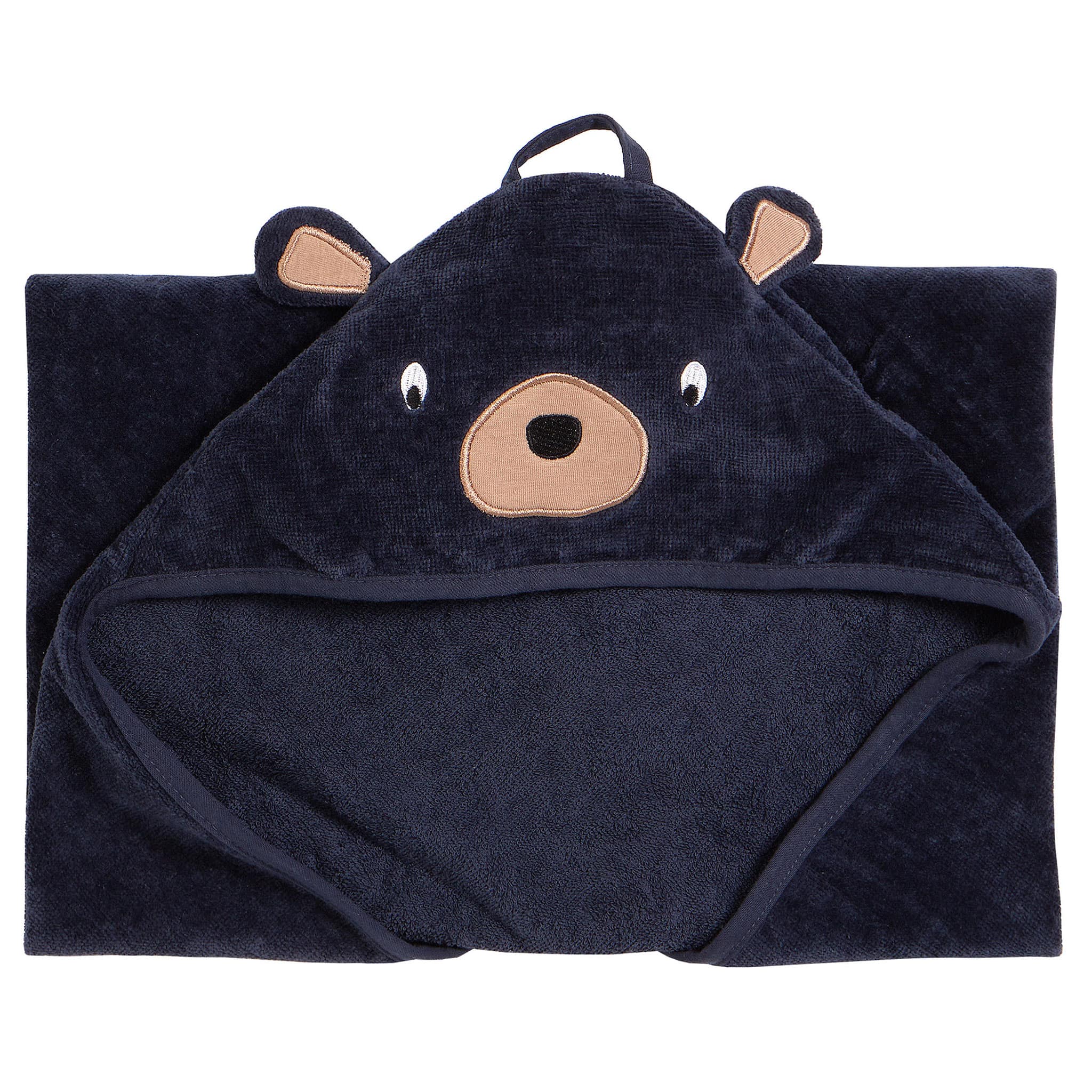 Petit Lem Ensemble Serviette de Bain et 3 Débarbouillettes - Ours