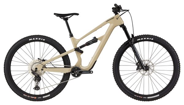 VTT Tout-Suspendu Cannondale Habit Carbon 2 Shimano SLX/XT 12V 29'' Beige