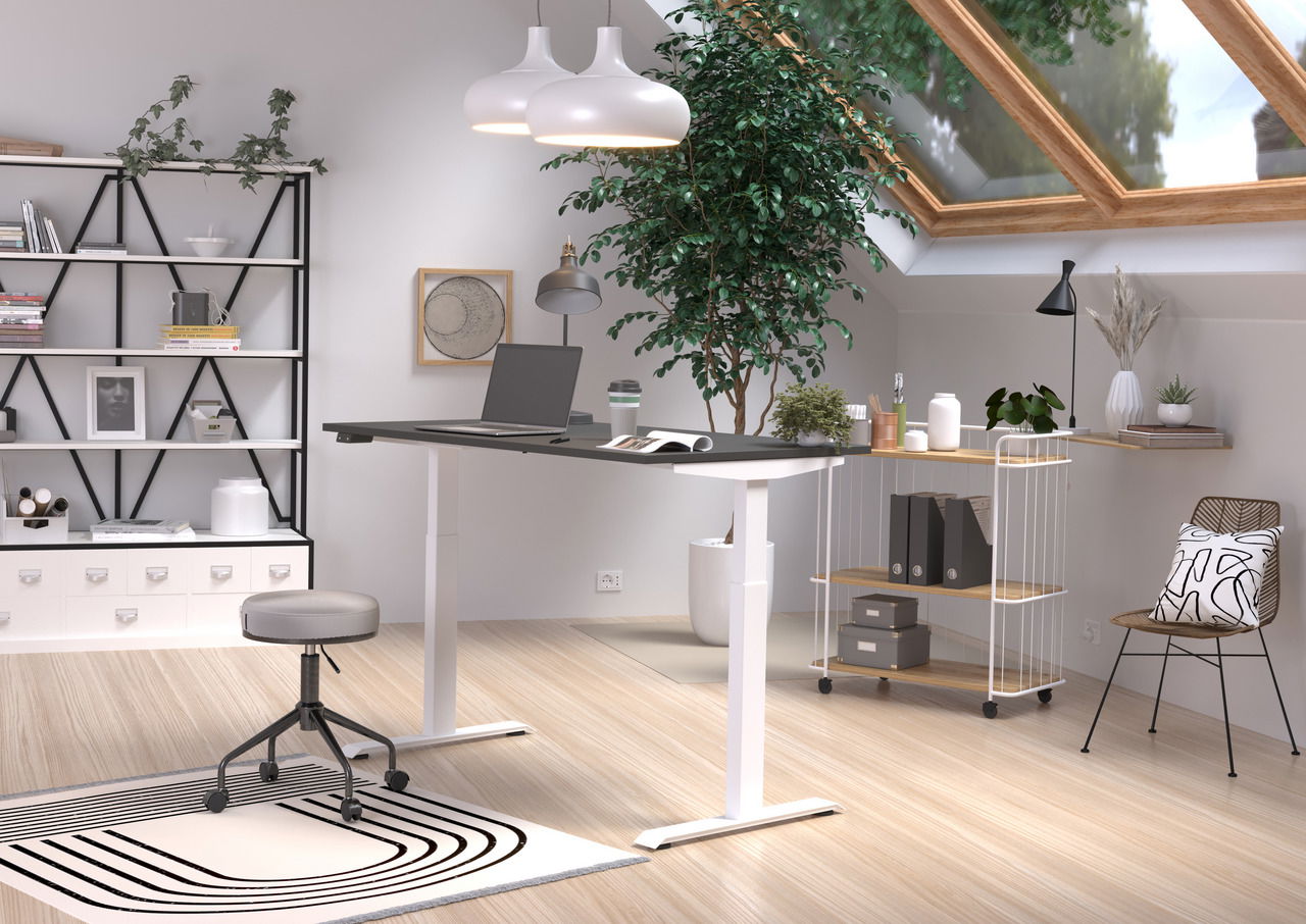 E-Serie E-Schreibtisch 120x80 E-SYSTEM