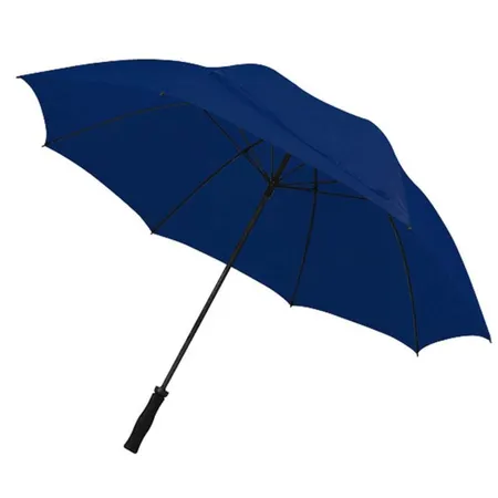 Macma Großer Regenschirm mit angenehmem Softgriff, dunkelblau