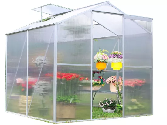Serre jardin structure aluminium