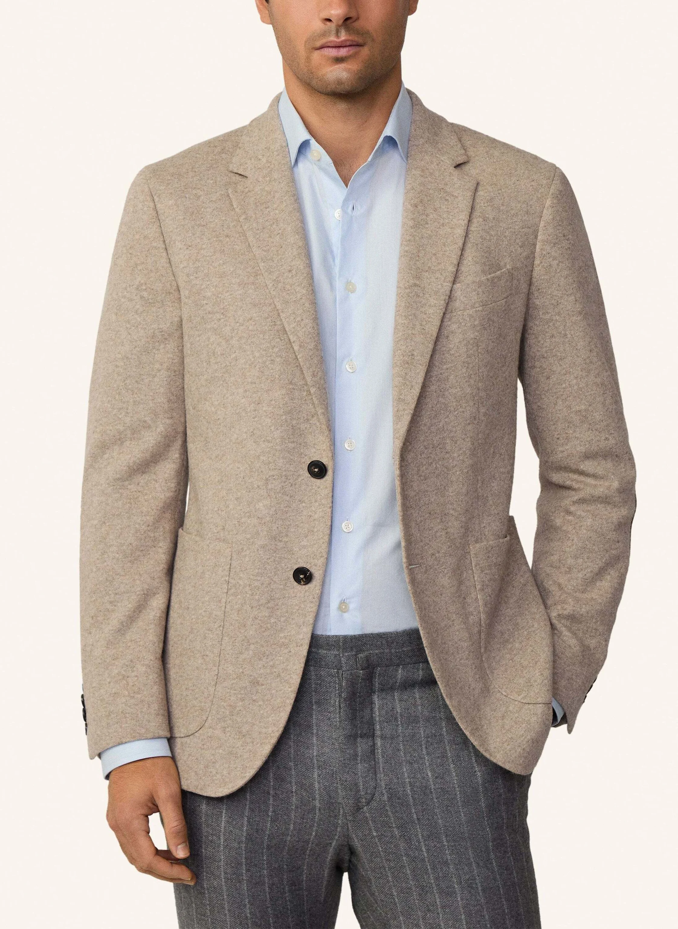 HACKETT LONDON Sakko OAT MEL KNIT EP CC