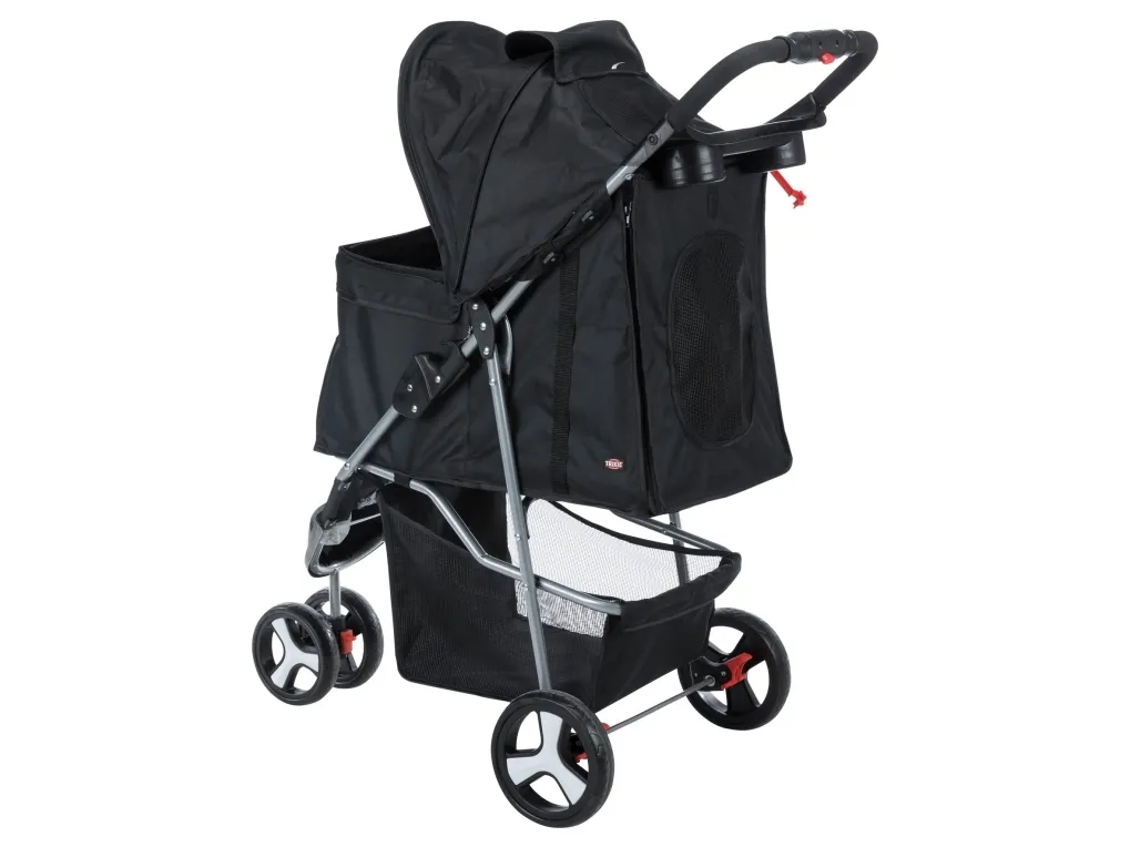 Trixie Buggy, 47 × 100 × 80 cm, black
