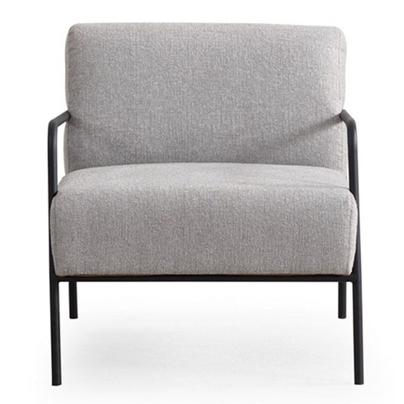 Atelier del Sofa Fauteuil Bergere gris - 70x90x75 cm