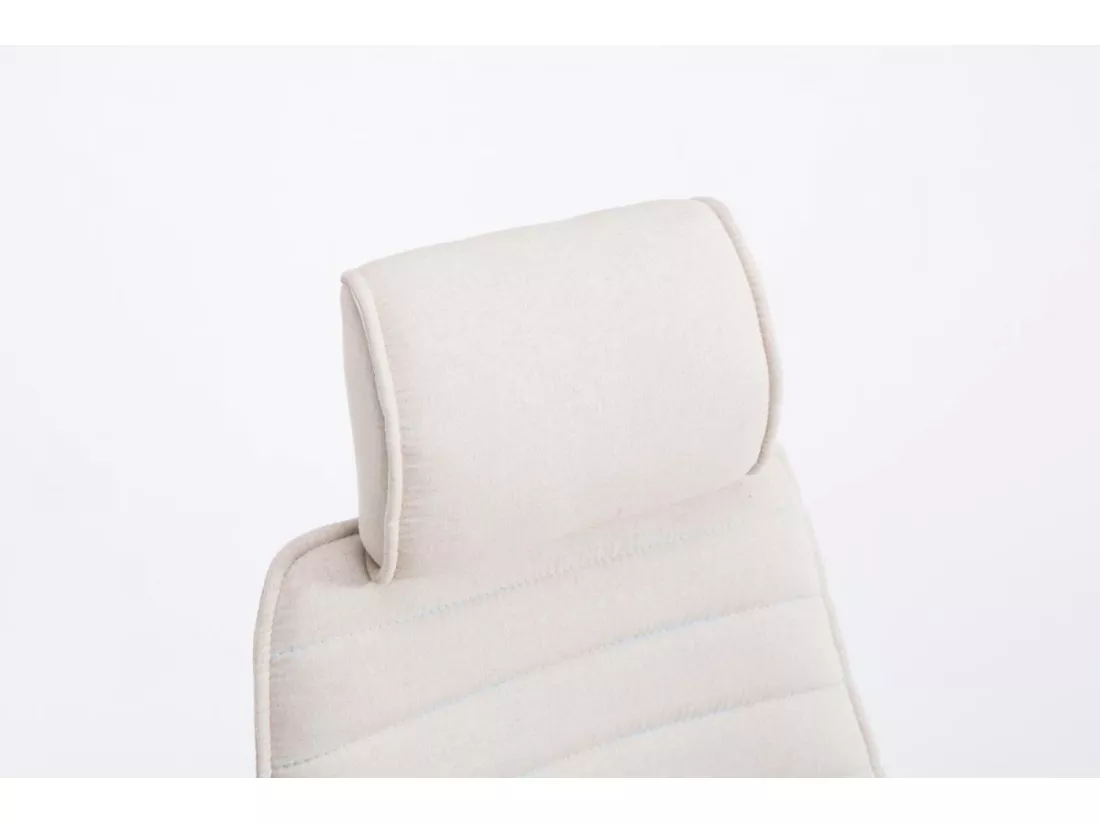 Chaise de bureau - Tissu - Beige - Rako