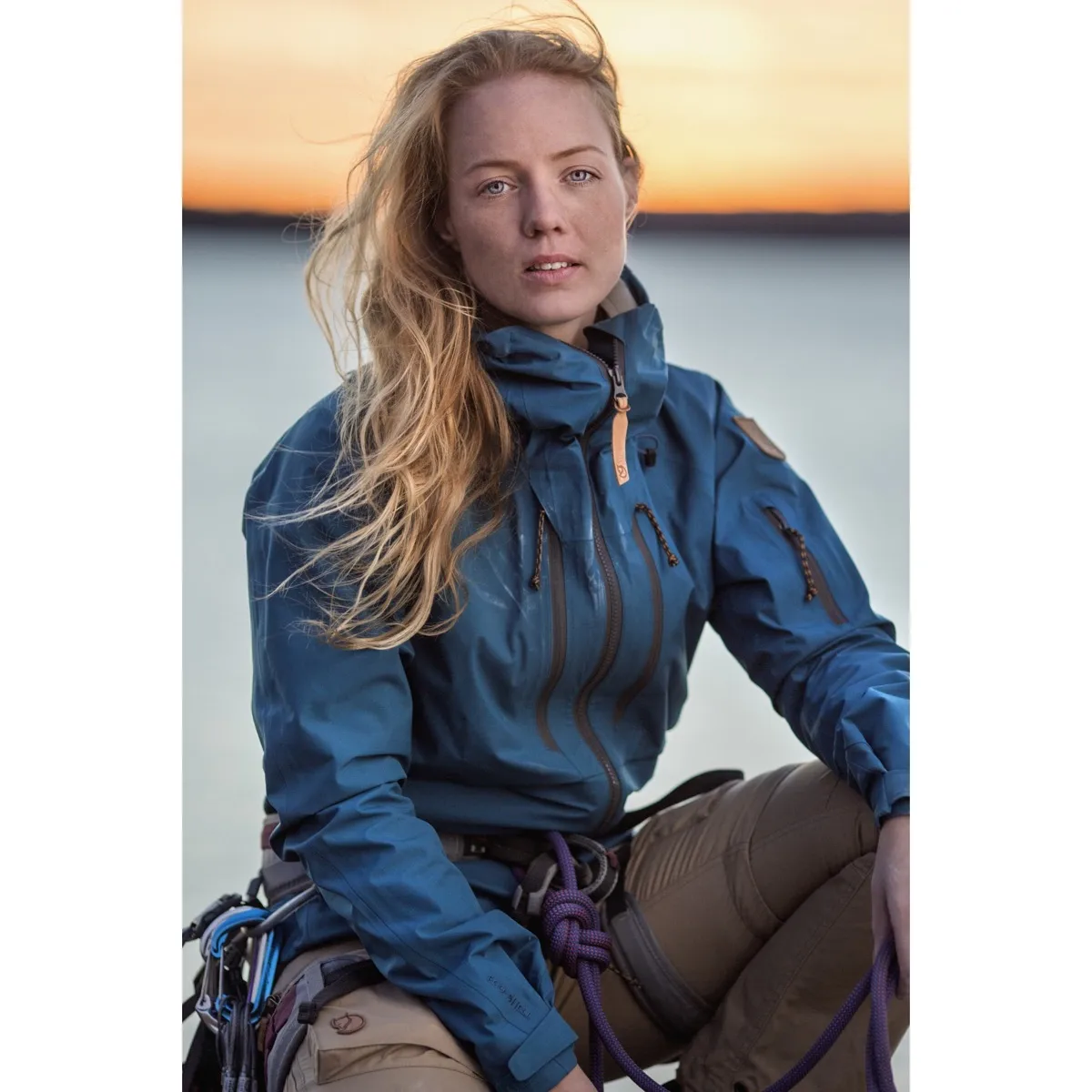 Fjällräven Women's Keb Eco-Shell Jacket Dark Navy