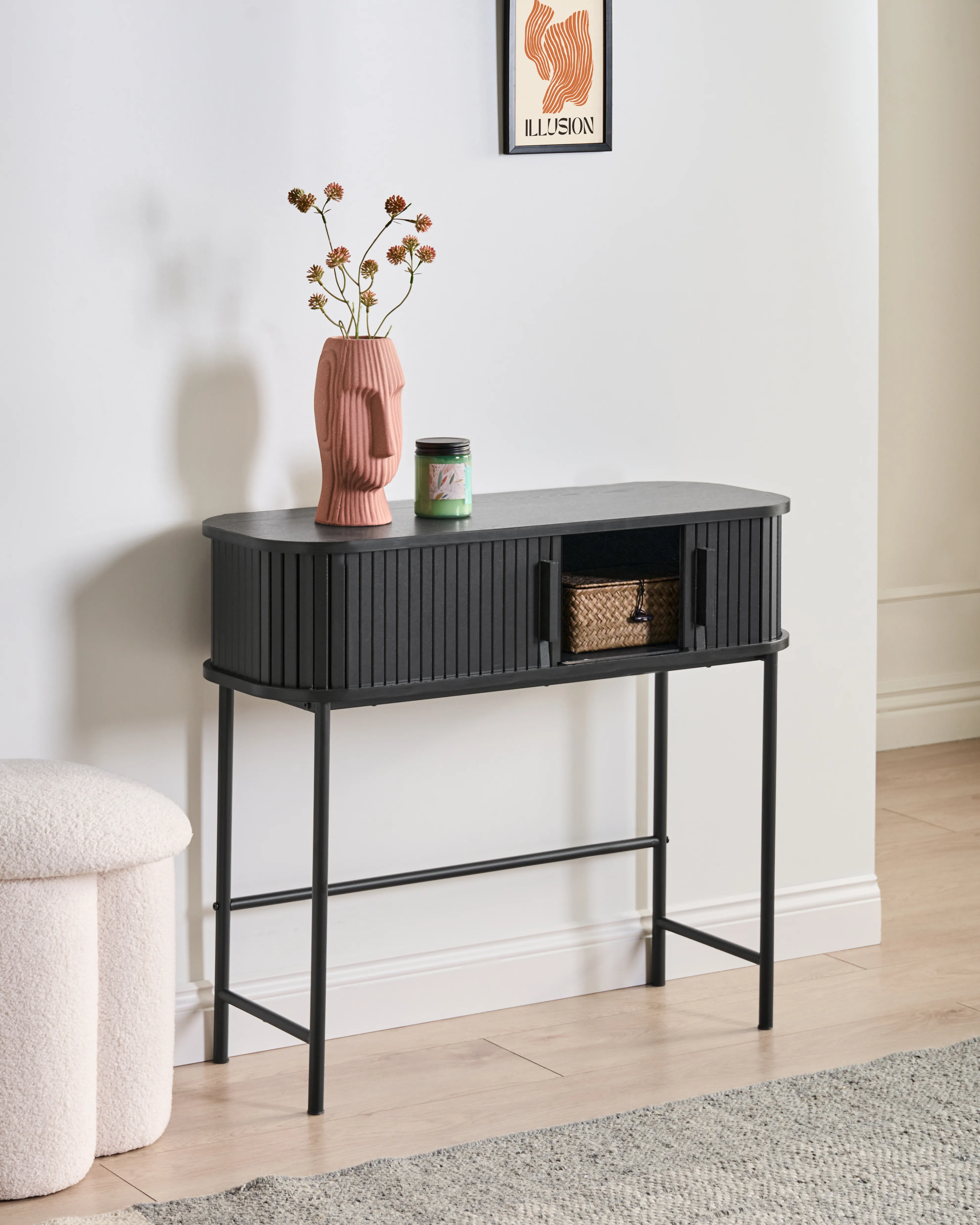 Sidetable BRADLEY Zwart