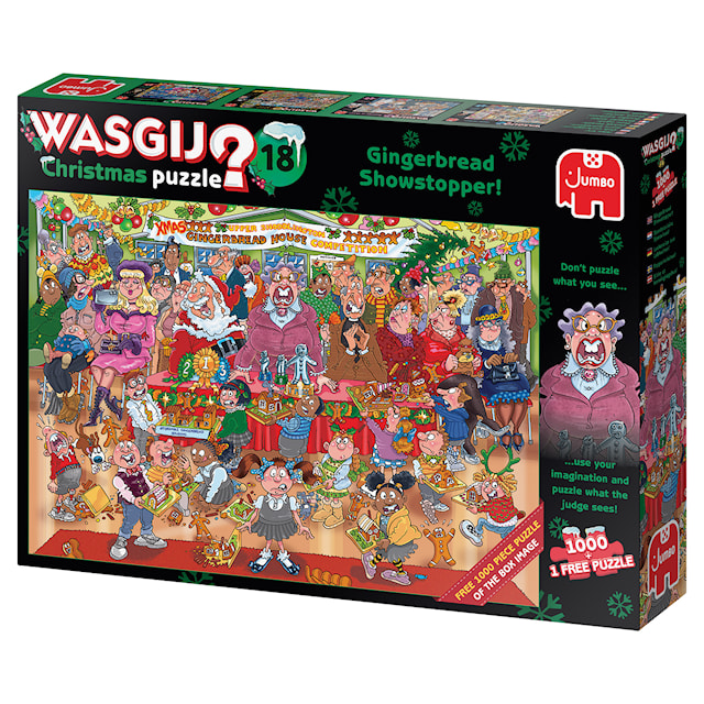 Wasgij Christmas 18 Showstopper Puslespill 1000 brikker, Jumbo