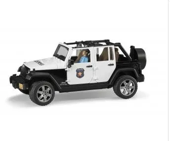 Bruder Jeep Wrangler Rubicon Police vehicle with police officer and accessories toy