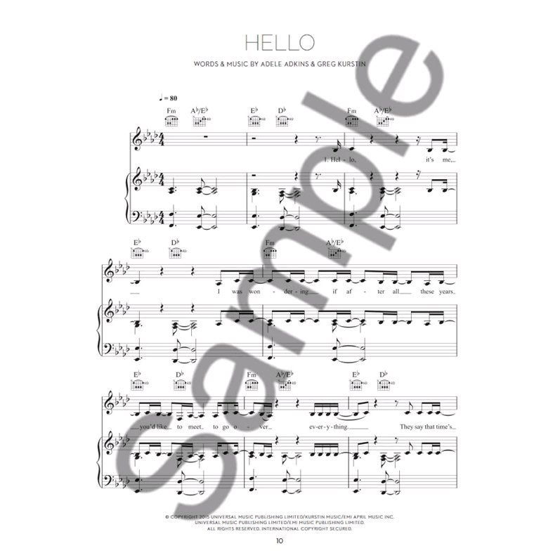 Wise Publications - Adele 25 - songbook voor piano, zang, gitaar