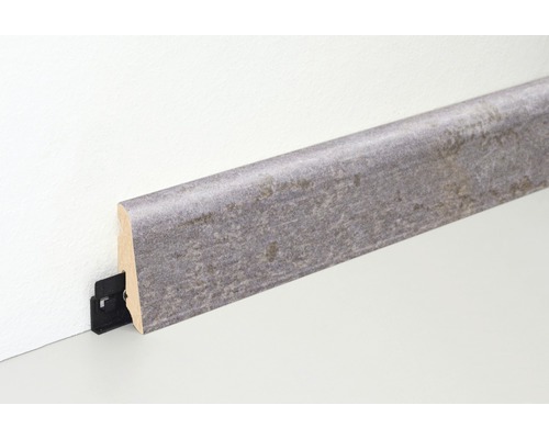 Plint FU060L Gebruikt Metaal 19 x 58 x 2400 mm
