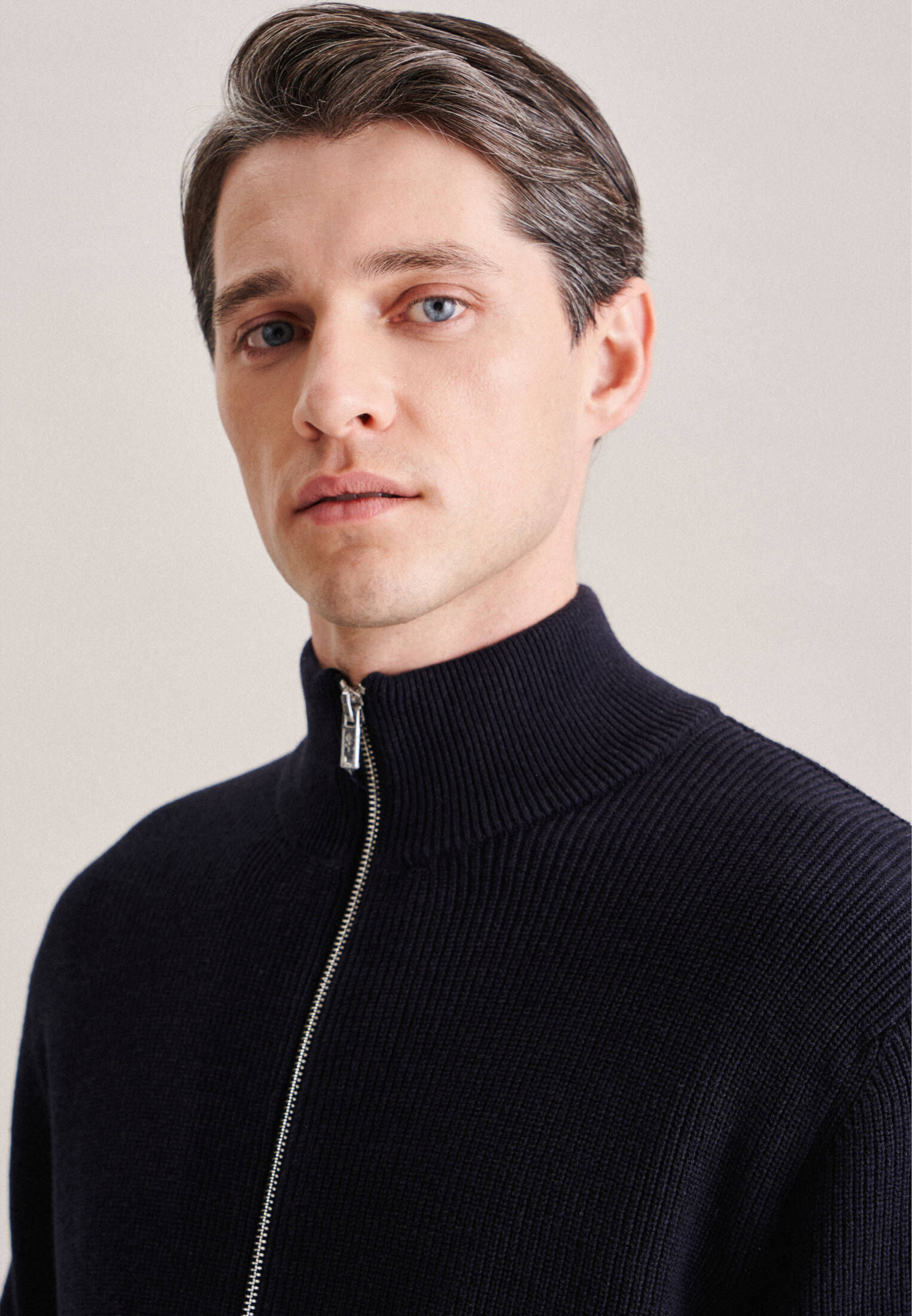 Seidensticker| Herren Strick-Jacke Regular
