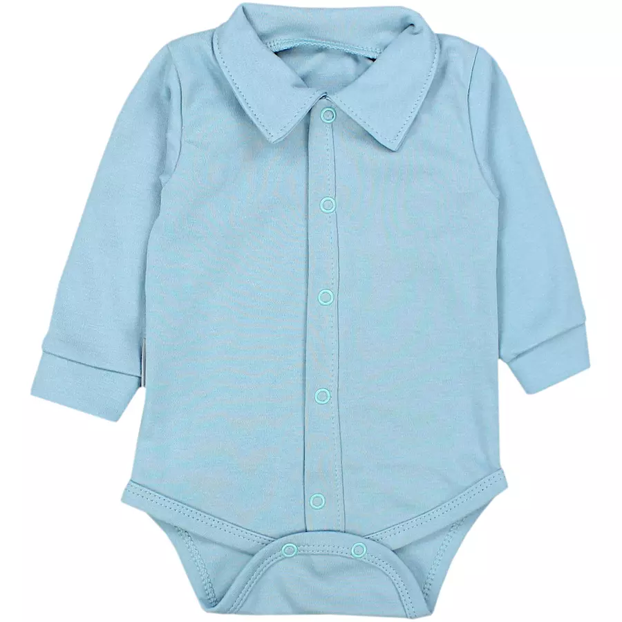 TupTam Baby Jungen Langarm Kurzarm Body mit Kragen mint