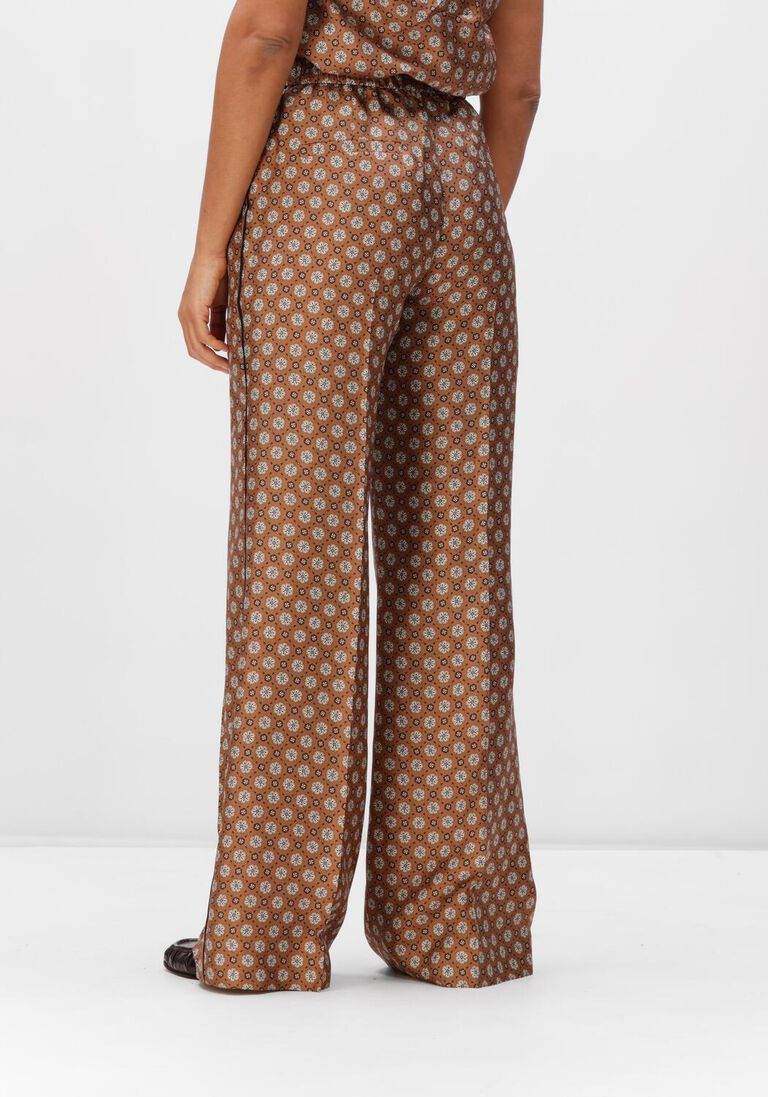 bruine dorothee schumacher broeken graphic dreams pants