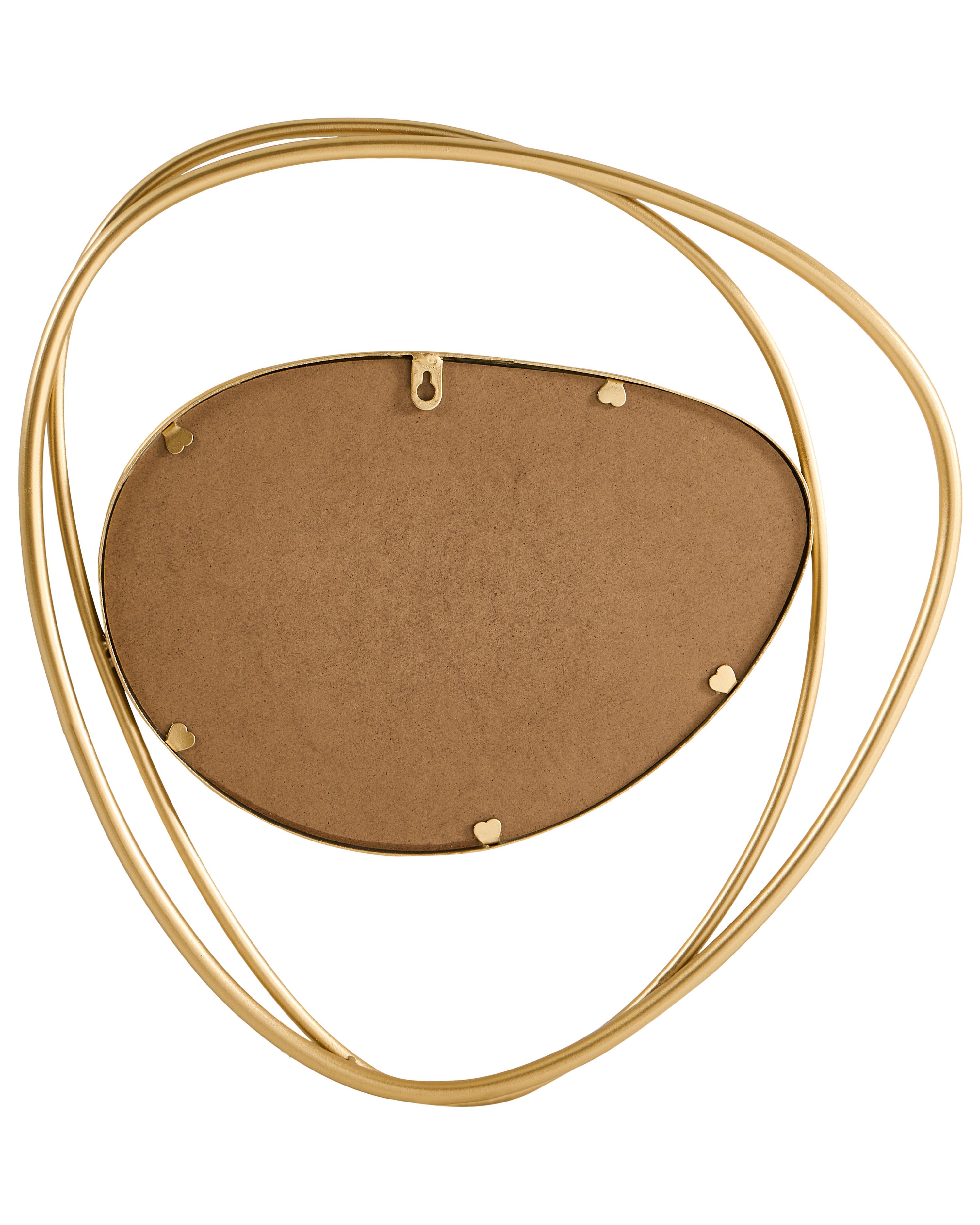 Wandspiegel COURCY 50 cm 54 cm Metaal Goud