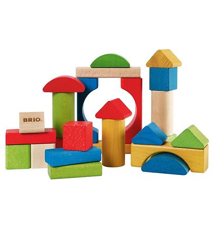 BRIO Toddler Klodser - 25 dele - Tr? - Multifarvet 30114