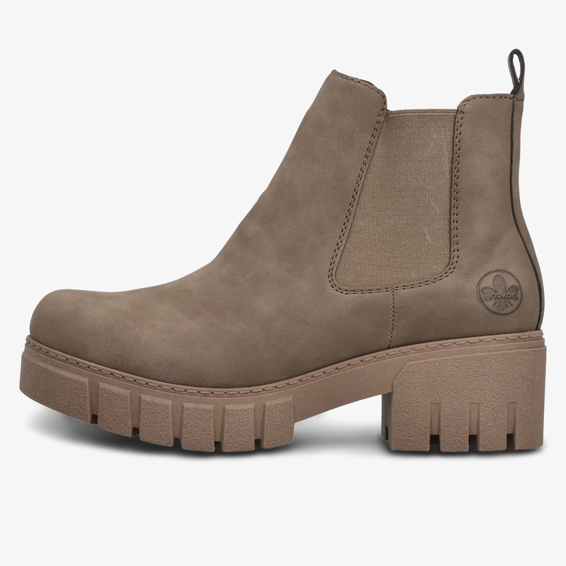 rieker Damen Chelsea Boots beige