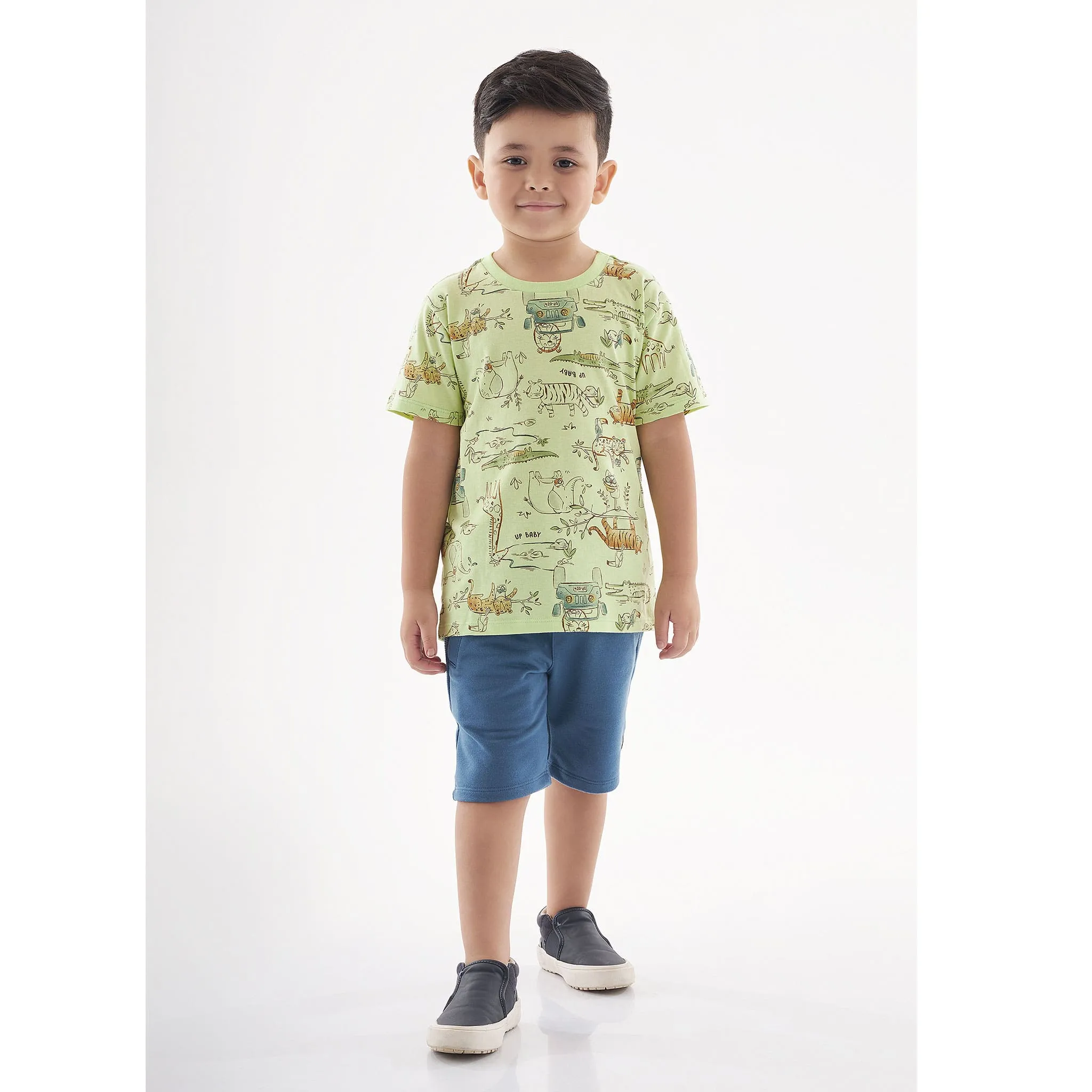 Up Baby Ensemble 2 Pièces Imprimé Jungle 2-8ans