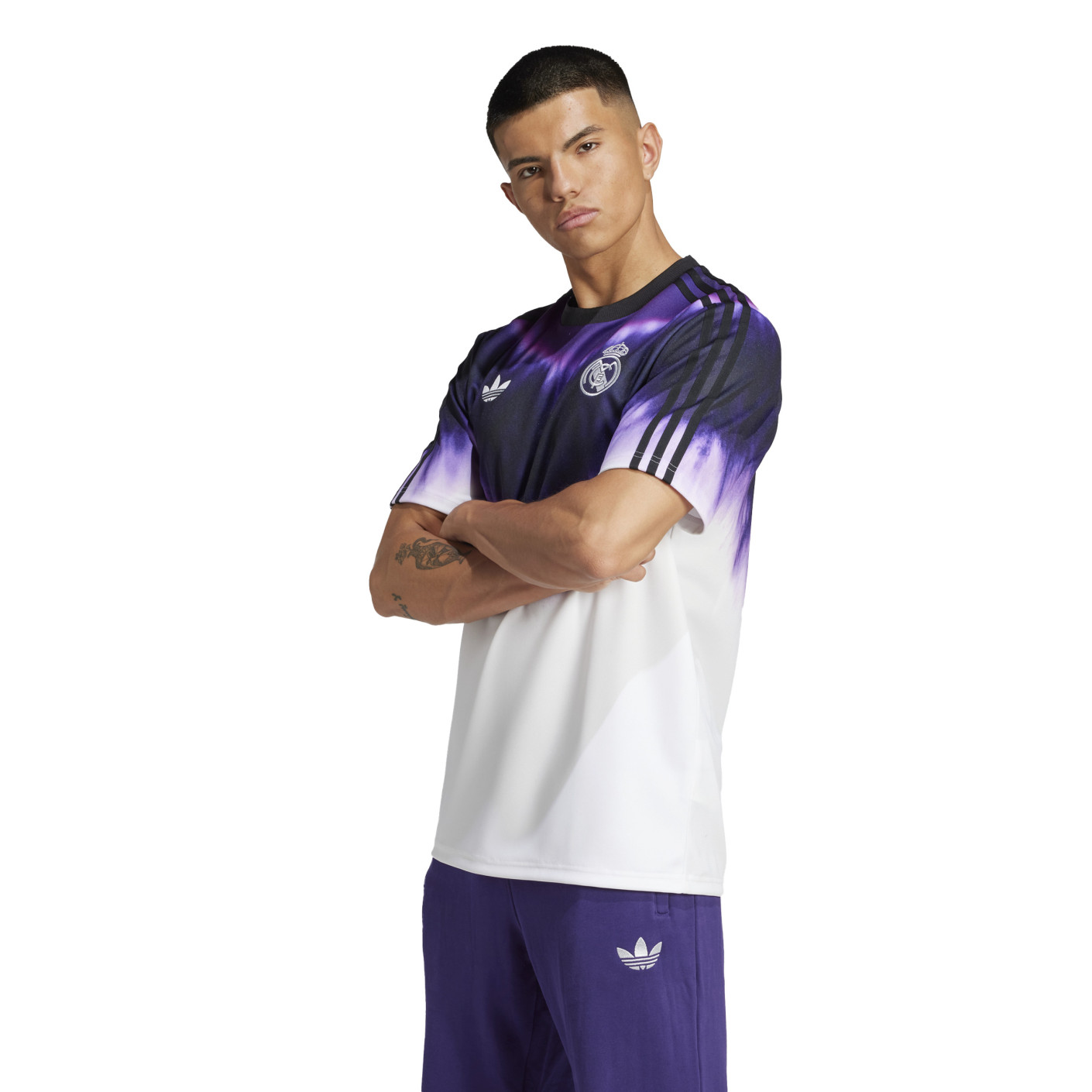 Adidas Real Madrid CNY T-Shirt 2024-2025 Paars Wit Zwart