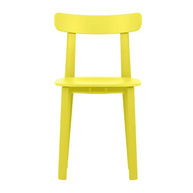 Vitra Chaise Morrisson All plastic | Bouton d'or