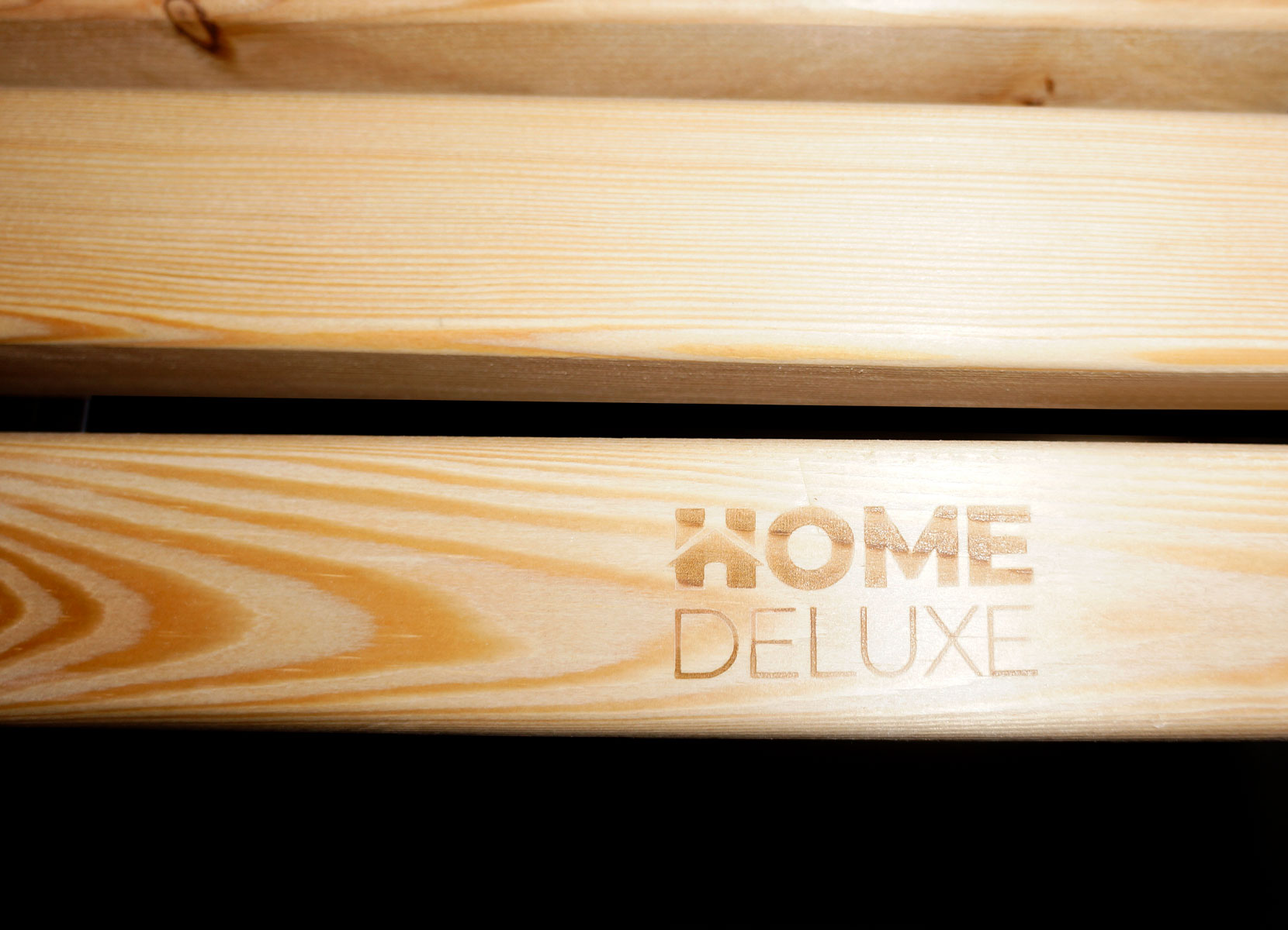 Home Deluxe Wellenholzliege TAIGA 150cm