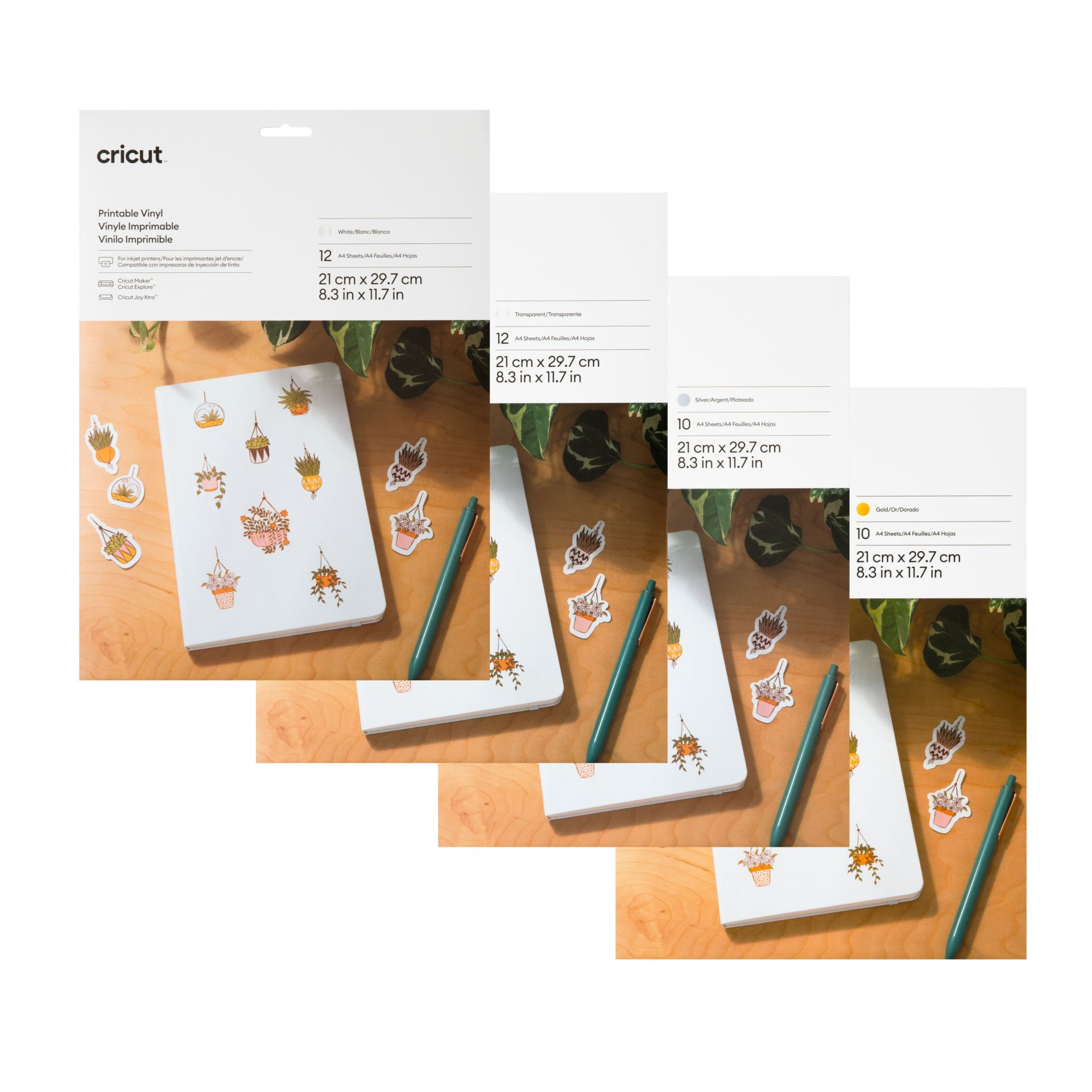 Cricut Klebefolie Printable Vinyl für Joy Xtra