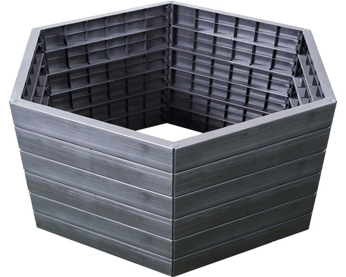 Klassieke verhoogde tuinbak GARANTIA ERGO verhoogde tuinbak XL 75 incl. Flora waterbesparend systeem 145 x 145 x 75 cm hout