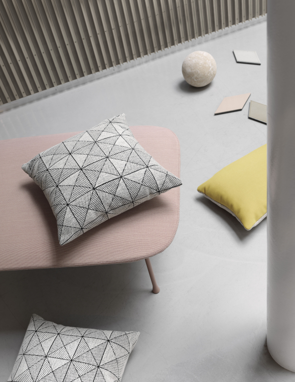 Muuto Oslo poef beige, Fiord 551