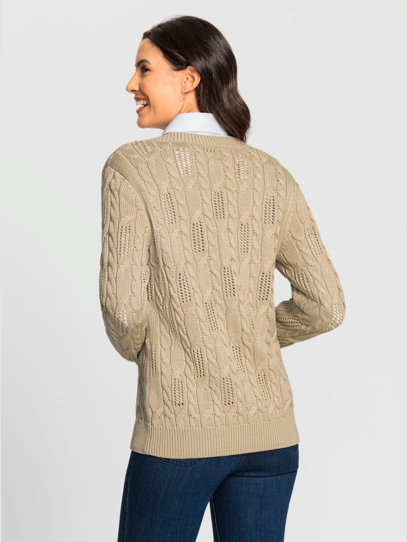Veste en tricot 50% coton