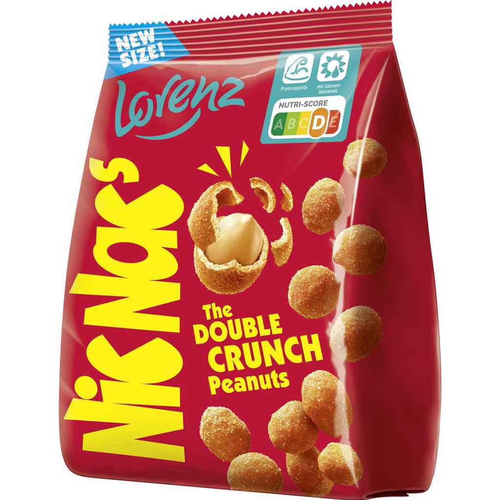 NicNacs The double crunch Peanuts 110g MHD:11.8.25