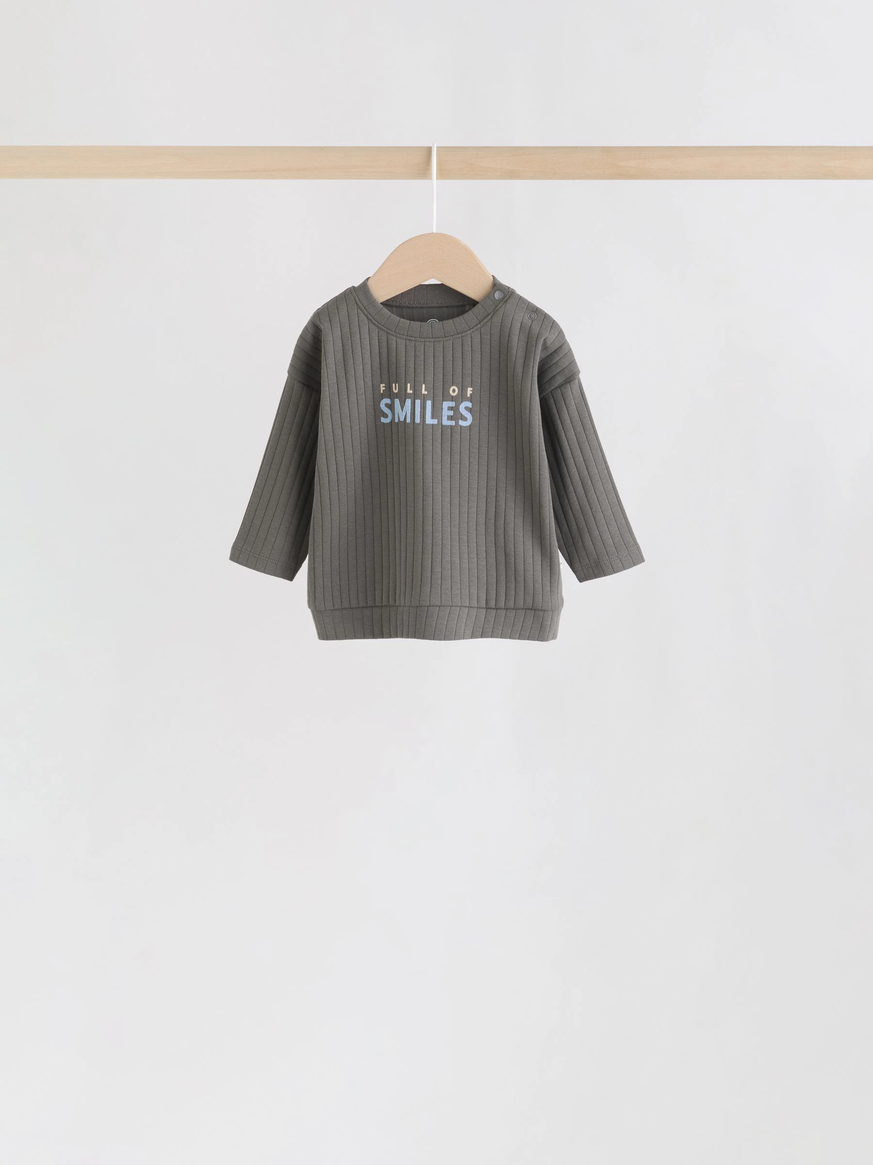 Groen/bruine slogan - Tops en Leggings 6 -delige babyset (0mnd-3jr)