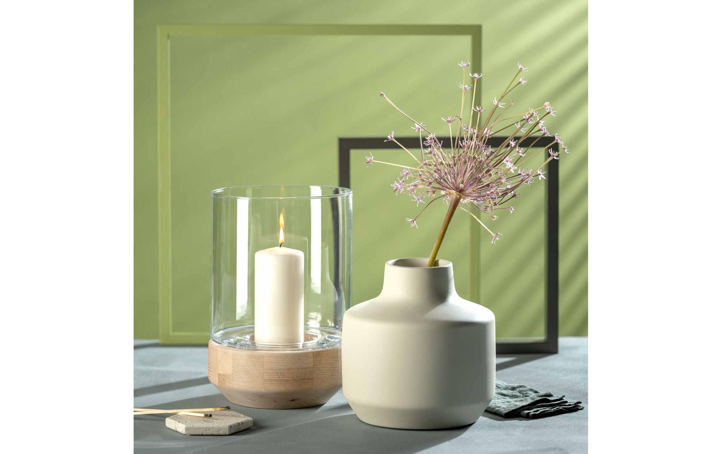 Vase Milano 22 cm, CrèmeBlumenvase