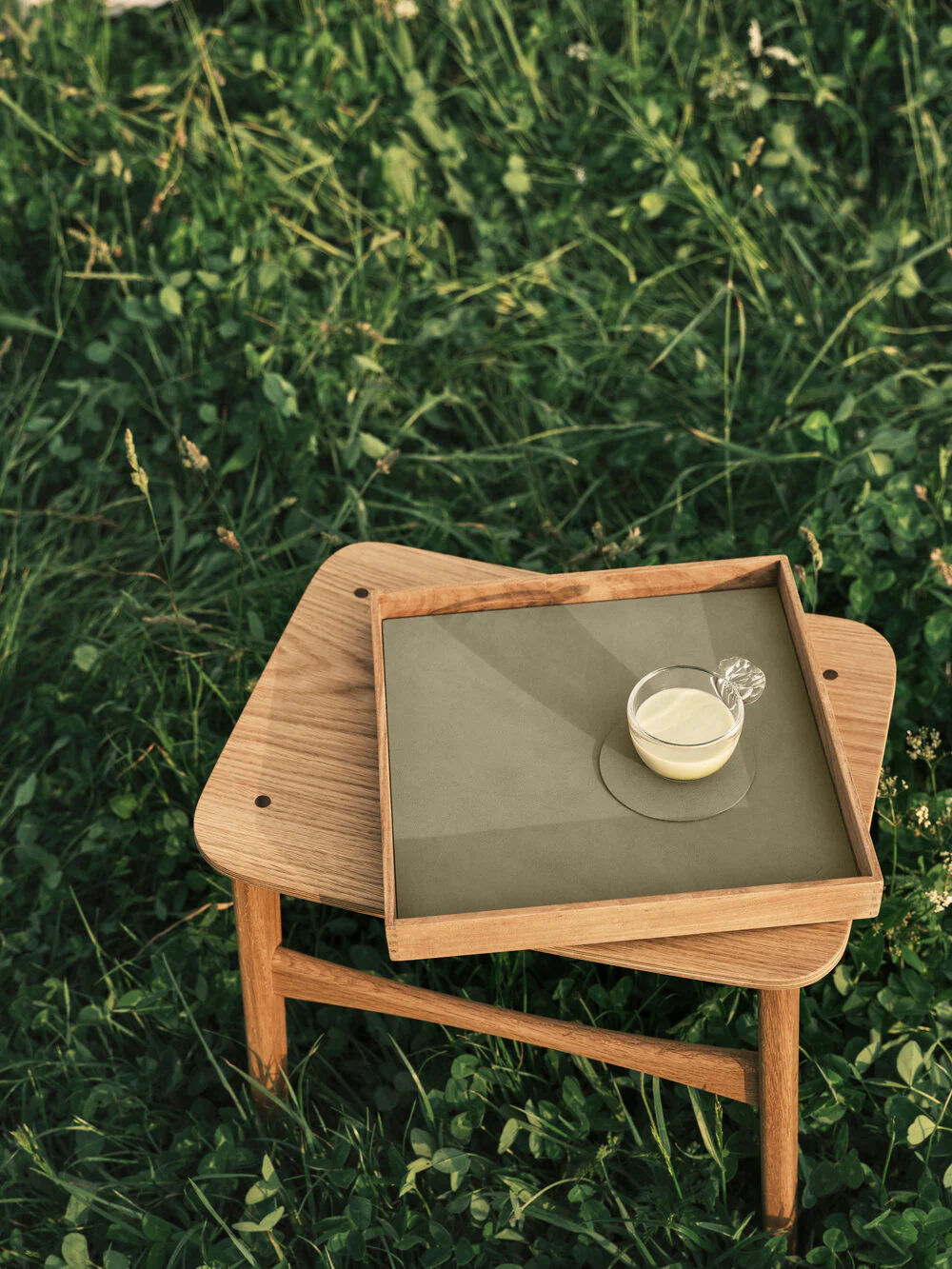 LIND DNA  Teakbakke, Square S Even Nupo - Flint Grey/Teak