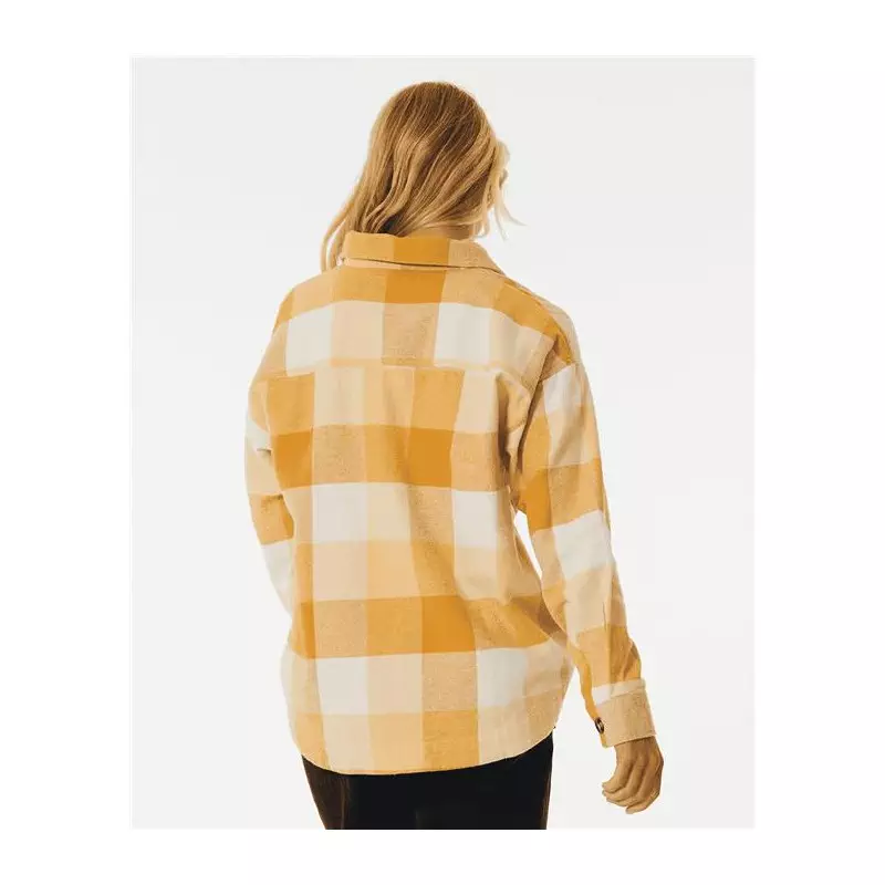 Chemise femme RIPCURL La Isla Flannel Shirt Gold