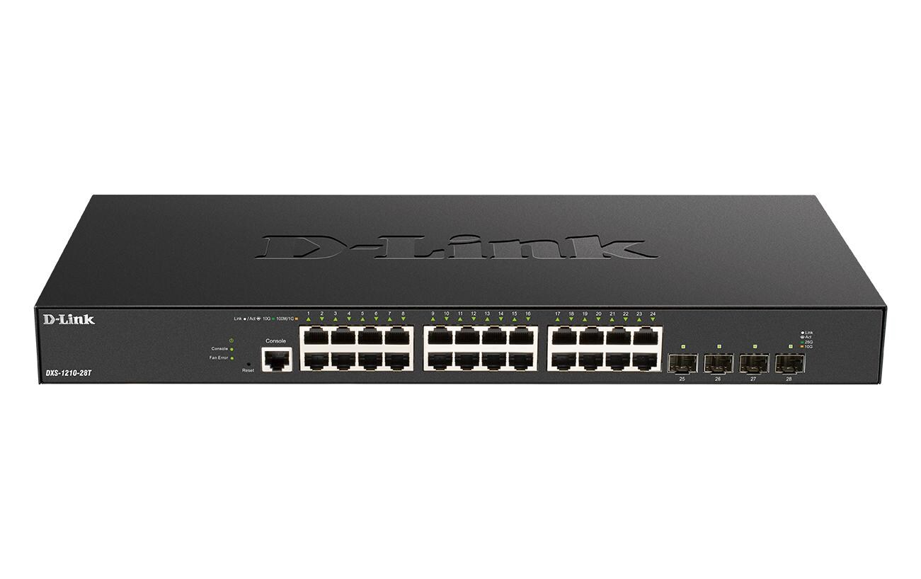Switch DXS-1210-28T 28 Port<br>10 Gigabit Ethernet Smart Managed Switches