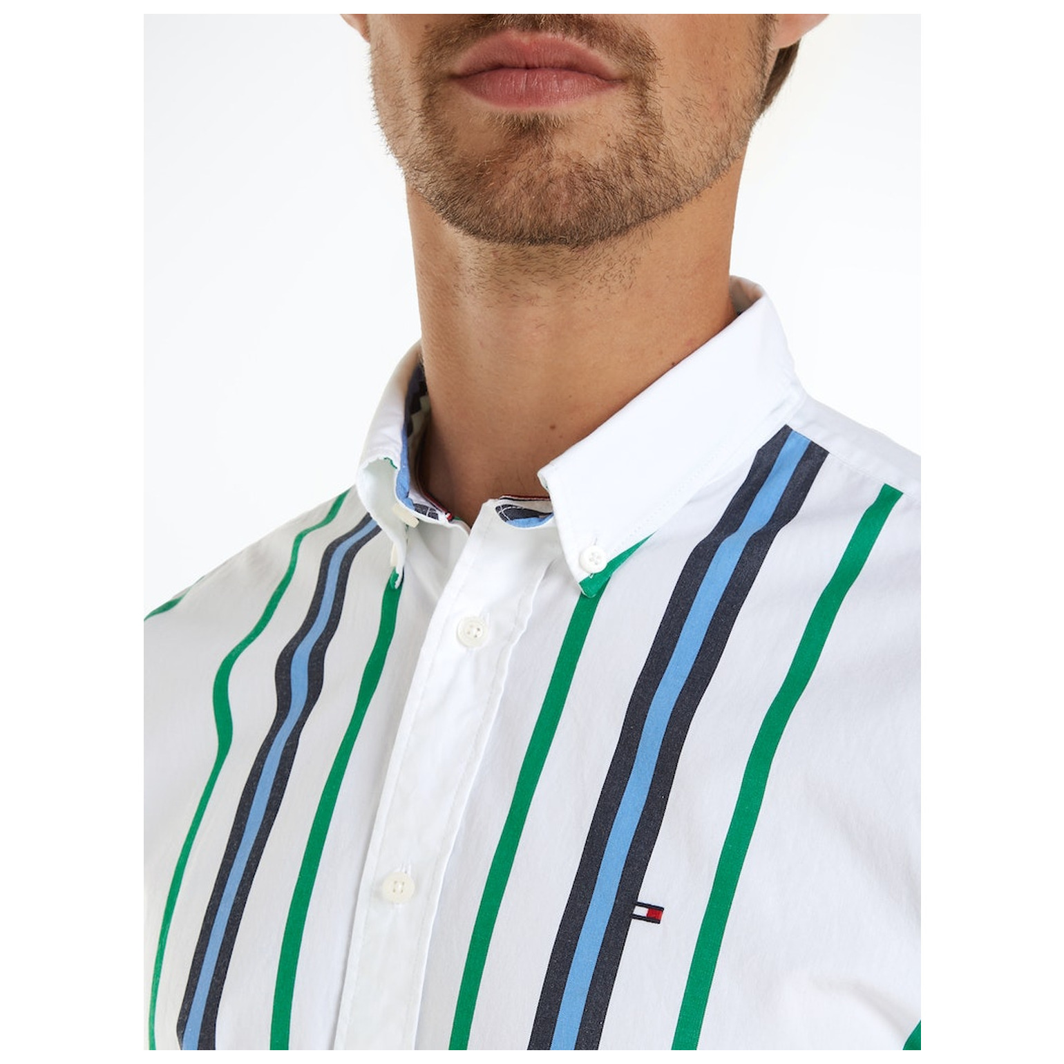 Tommy Hilfiger VERTICAL POLO STRIPE RF SHIRT