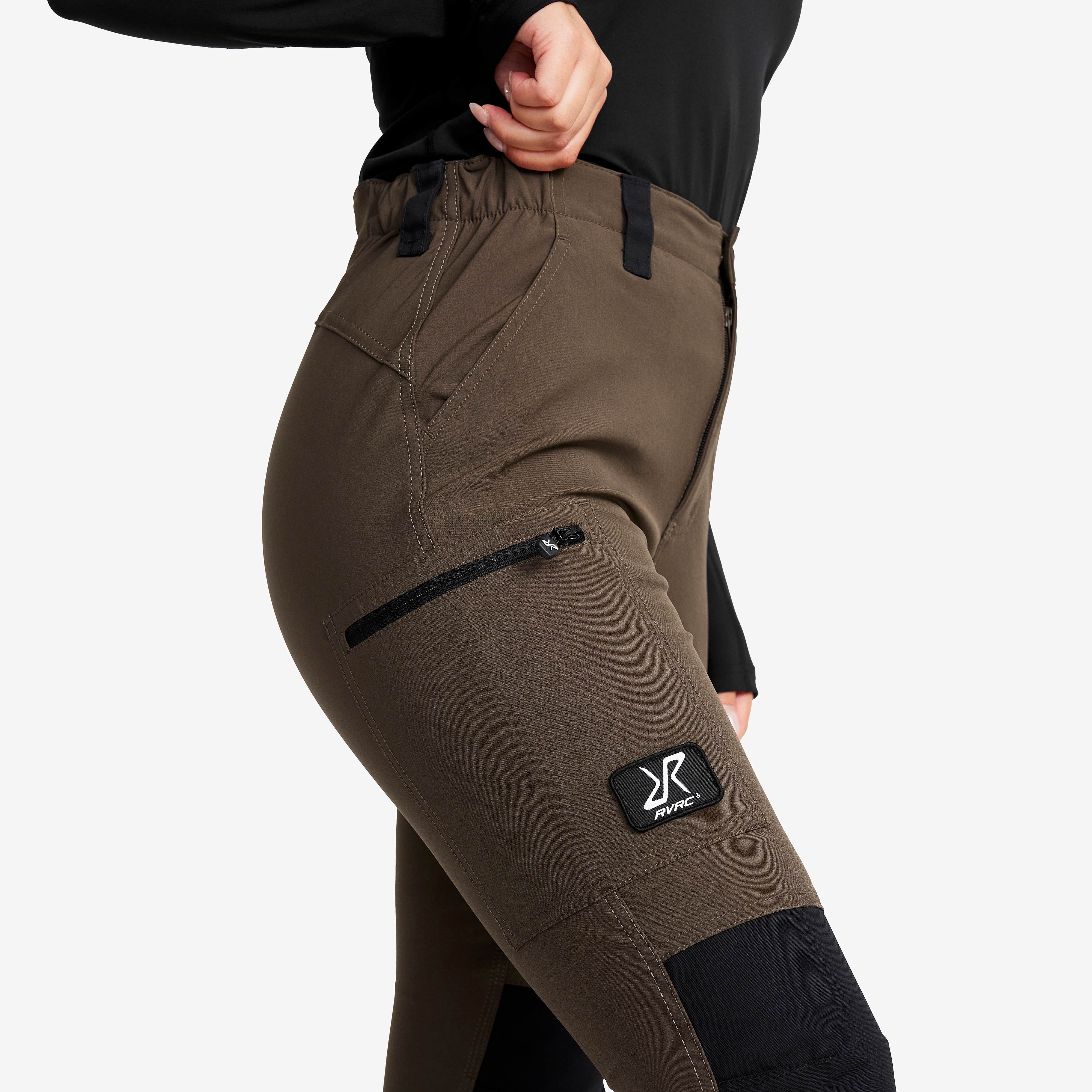 Nordwand Highwaist Stretch Pants Dame Mud