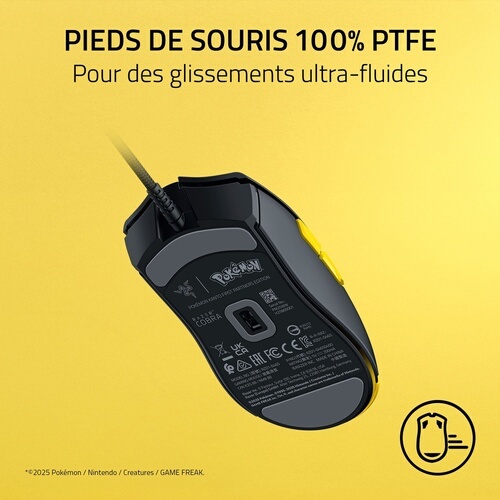 Souris Razer Cobra Pokémon Kanto Starters Ed. - Gaming Filaire - légère - glissements ultra-fluides