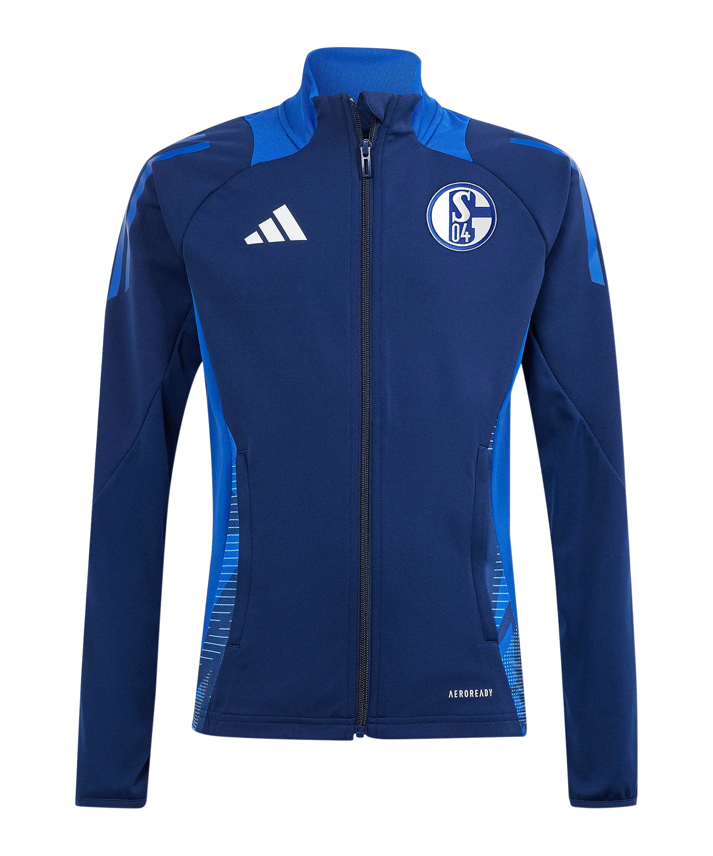 adidas FC Schalke 04 Trainingsjacke Kids Dunkelblau
