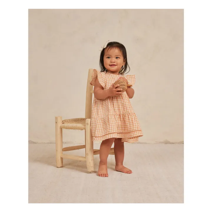 Quincy Mae Robe et Bloomer Lily Vichy | Abricot