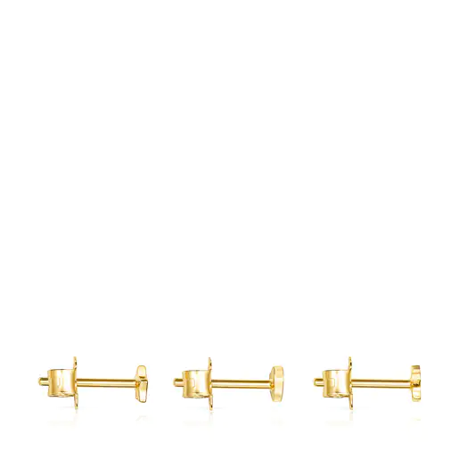 Brincos Cool Joy banhados a ouro 18k sobre prata