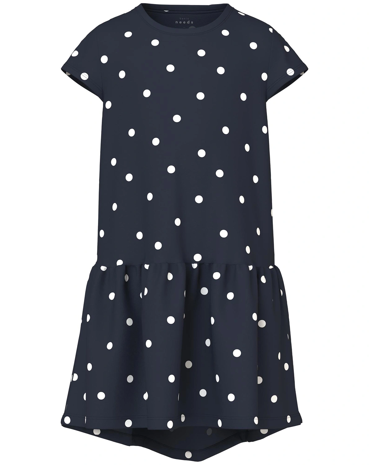 Kurzarmkleid NKFVIGGA DOTS in dark sapphire