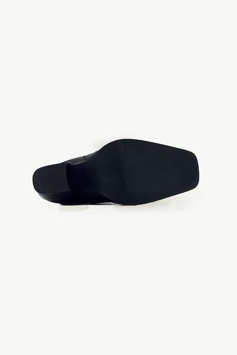 Leder-Stiefeletten, Kette, Wechselfußbett, Weite H