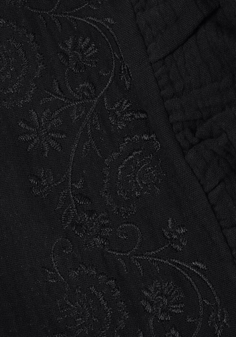 LOOXS zwarte looxs blouse 10sixteen mousseline embroidery top