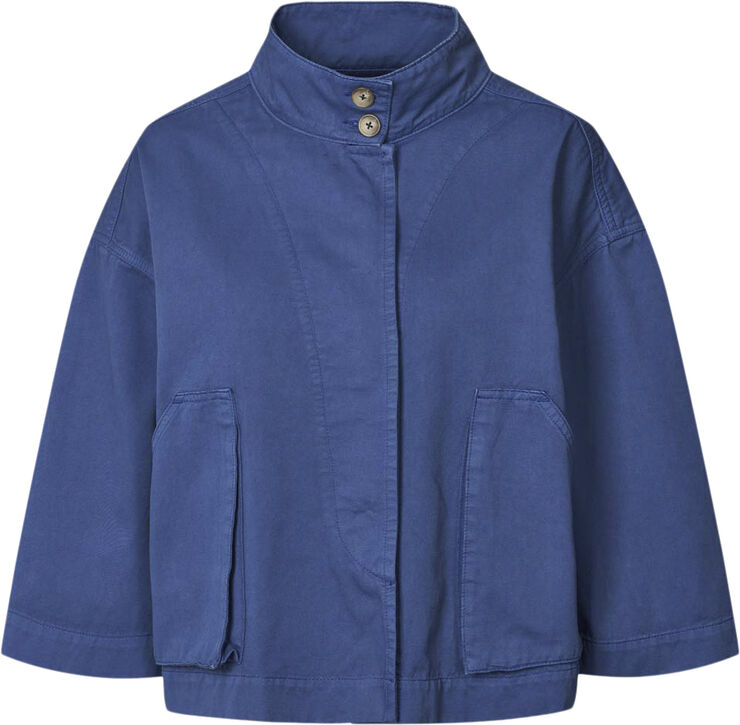 Rabens Saloner Canvas light jacket - Katje Workwear blue