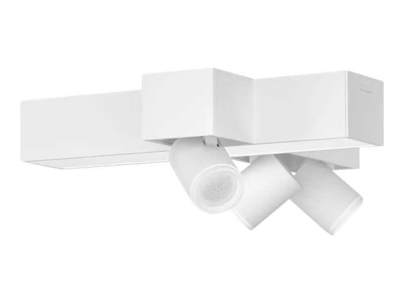 Philips Hue White and Colour Ambiance Centris - Loftsspotlys - LED-lyspære x 3 - GU10 - total: 17.1 W (tilsvarende 150 W) - klasse A - 16 millioner farver - 2000-6500 K - hvid