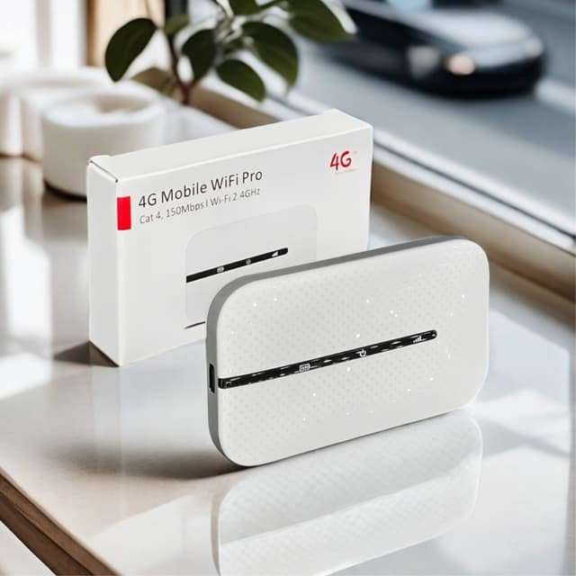 Bærbar 4G LTE-router 150 Mbps højhastighedslomme WiFi Hotspot-modem EU-version
