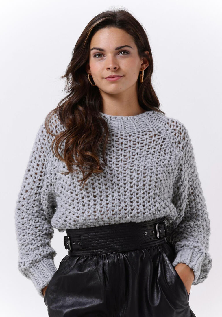 SIMPLE grijze simple trui aksel knit-virgin-wo-22-3