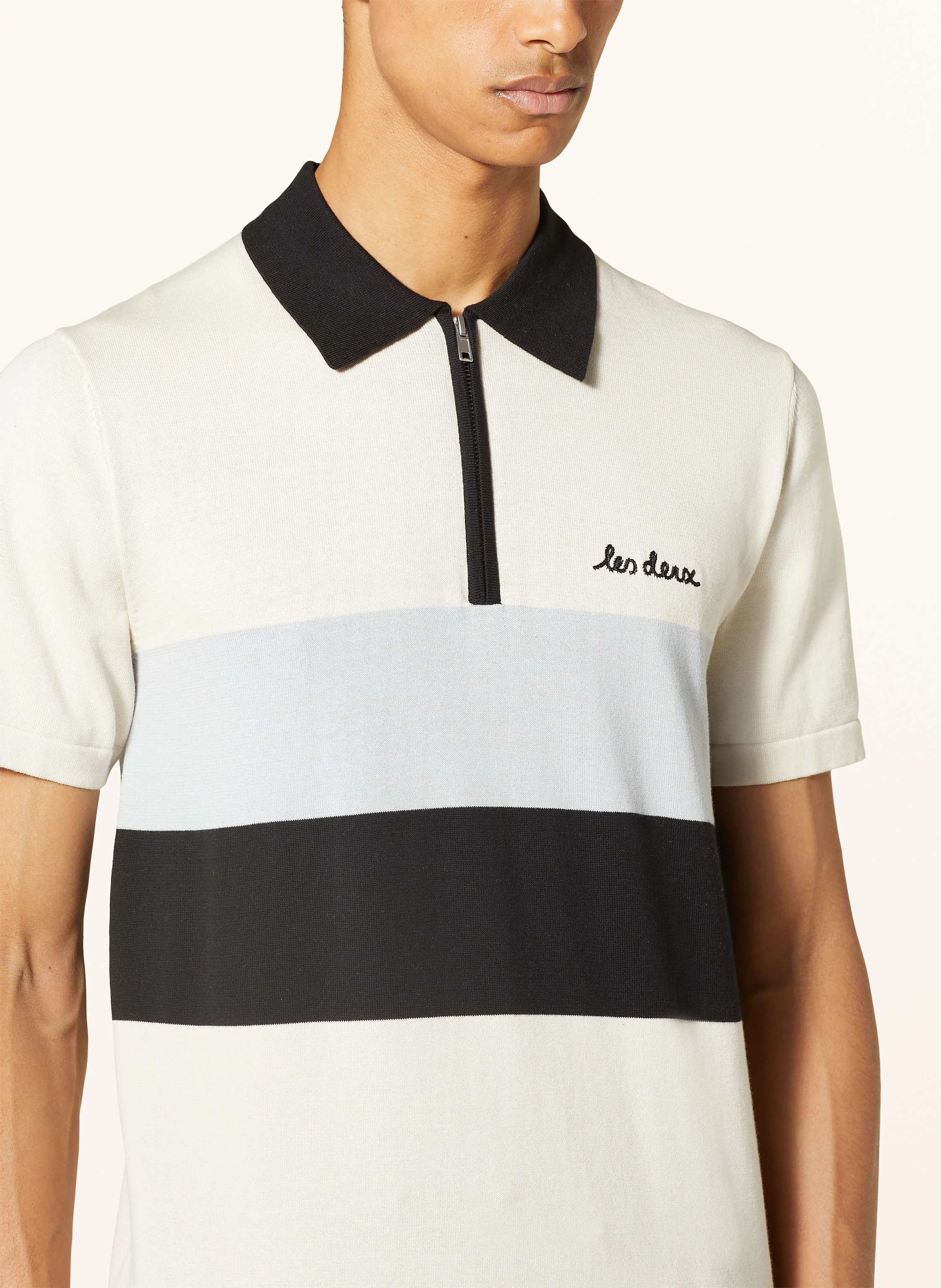 LES DEUX Strick-Poloshirt RAUL