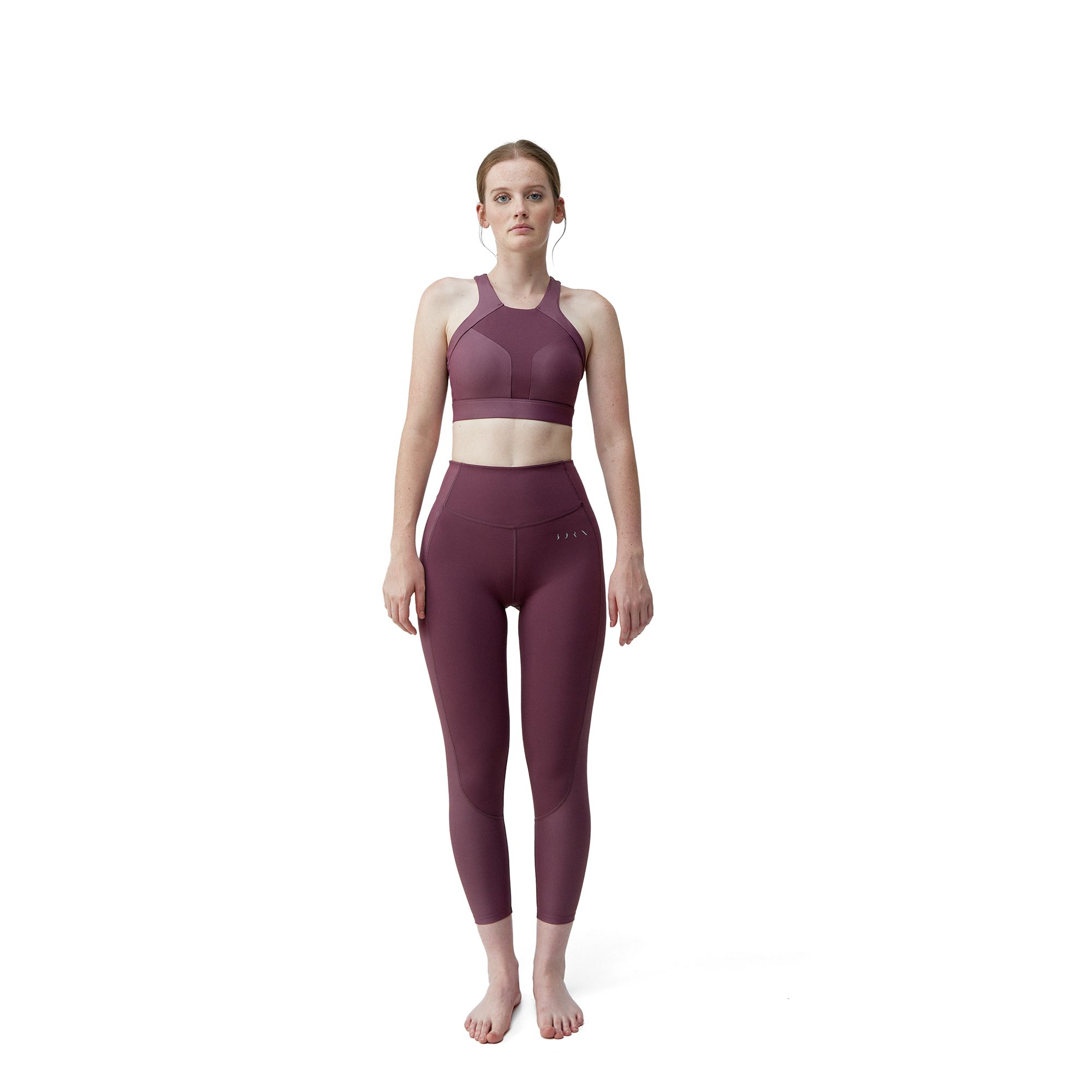 LUANA - Legging luana avec finition satinée | Violet